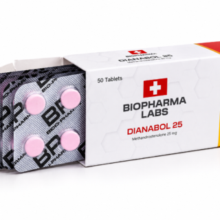 Dianabol (Methandienone) 25mg 50 tabs - Biopharma