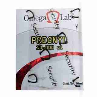 HCG Pregnyl 10000 ui x 1 amp 1 solvent Omega labs