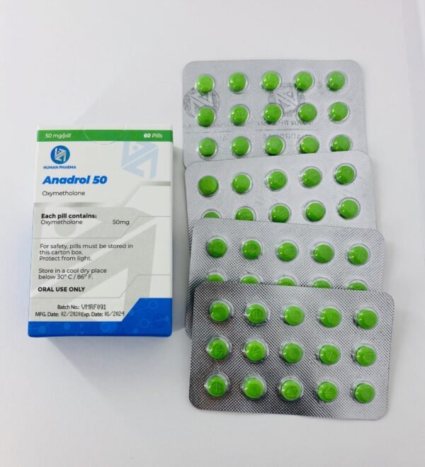 Anadrol For Sale Human Pharma 50mg 60 tabs