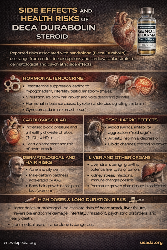 Side Effects and Health Risks of Deca Durabolin Steroid