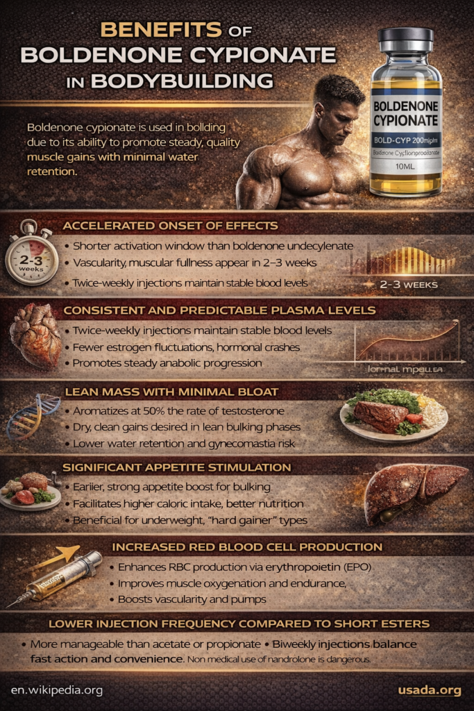 Benefits of Boldenone Cypionate in Bodybuilding