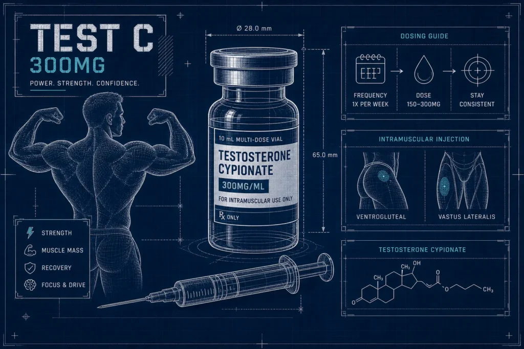 Testosterone cypionate 300mg