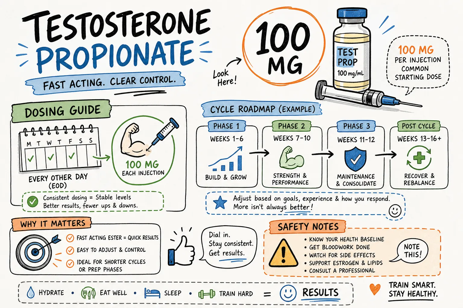 Testosterone propionate 100mg